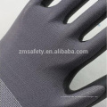 Guantes de nylon del nitrilo de Spandex de nylon de la galga del punto sin costura 15 del calibrador para el trabajo de seguridad industrial